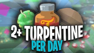 How to get 2 Turpentine PER DAY  Bee Swarm Simulator [upl. by Alyahc]