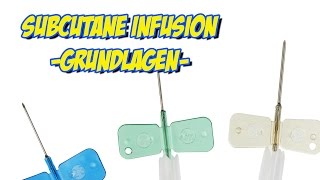 Subkutane Infusion  Grundlagen [upl. by Domel]