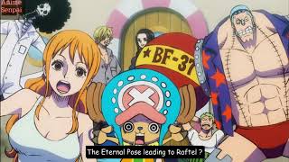 Luffy Destroys the Raftel Eternal Pose Straw Hat Reaction  Last Ending Stampede One Piece [upl. by Aralk374]