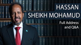 President Hassan Sheikh Mohamud  Full Address and QampA  Oxford Union [upl. by Nerej315]