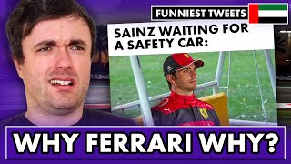 The Funniest Tweets from the 2023 Abu Dhabi Grand Prix [upl. by Ilyssa]