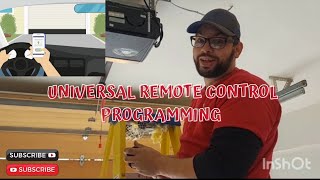 HOW TO PROGRAM A UNIVERSAL REMOTE TO A GENIE GARAGE DOOR OPENER [upl. by Suckow]