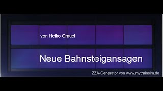 Neue Bahnhofsansagen von Heiko Grauel Blechelse neue Stimme  Chemnitz Hbf [upl. by Paluas934]