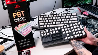 Keycaps Pudding da Redragon excelentes  Redragon Scarab Unboxing e Review [upl. by Walcoff250]