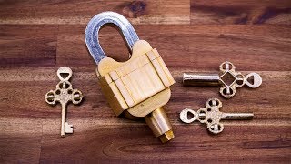 A Padlock with 3 Keys but no Keyholes  Illusion and Confusion [upl. by Gui]