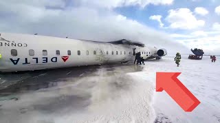 Delta 4819 Crash in Toronto BREAKING NEWS [upl. by Nosyarg]