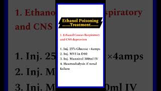 Ethanol Poisoning treatment poison treatment [upl. by Ahearn972]