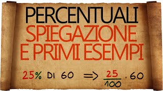 Percentuali  Cosa sono e come si calcolano [upl. by Helena]