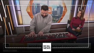 Producer Rogét Chahayed plays mini show in KCAL studio [upl. by Kcirttap800]