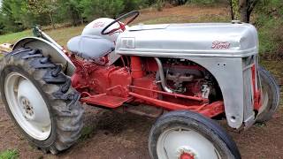 8n ford tractor that was out of timing but now its fixed [upl. by Prisca]