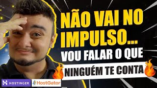 HOSTINGER OU HOSTGATOR   COMPROVADO  em 2024 ✅ [upl. by Yves168]