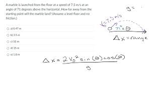 2D Motion Problem Set Problem 3 [upl. by Aleirbag]