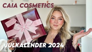 CAIA COSMETICS JULKALENDER 2024  ÖPPNAR HELA  TESTAR ALLT [upl. by Lindgren]