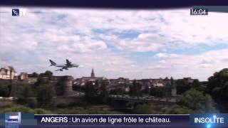 INSOLITE  Un avion de ligne à Angers [upl. by Slotnick]