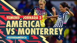 🔴 EN VIVO América Vs Monterrey  Femenil [upl. by Krispin695]