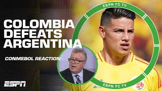 Colombia vs Argentina Reaction Steve Nicol LOVES watching CONMEBOL 🍿  ESPN FC [upl. by Crispen]