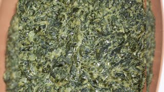 CREAMED SPINACH recipe how to make creamed spinach creamy spinach creamedspinach spinach [upl. by Zetes]