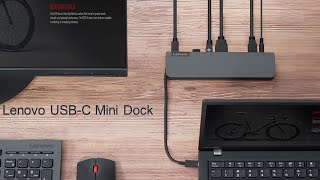 Lenovo USBC Mini Dock for Home Office [upl. by Yalc185]