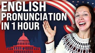 English Pronunciation in 1 hour advanced pronunciation lesson [upl. by Nitfa]