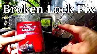 How To Fixing Broken Toolbox Lock [upl. by Dosh]