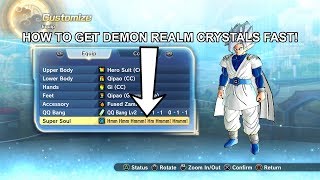 Dragon Ball Xenoverse 2  How To Get Demon Realm Crystals FAST [upl. by Berty]