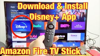 Fire TV Stick How to Download amp Install Disney Disney Plus [upl. by Nnahsal871]