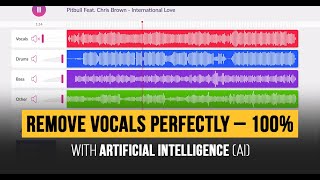 Remove Vocals from a Song Using an AI Vocal Remover PhonicMind [upl. by Ahsonek134]