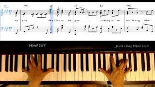 Ed Sheeran  Perfect  Piano Cover amp Sheets lyrics onscreen [upl. by Hickie]