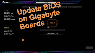 Update BIOS on Gigabyte Boards [upl. by Akinimod]