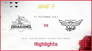 Highlights Geneva Dragons vs ValdeRuz Flyers  LNA 20212022 [upl. by Eatnuhs337]