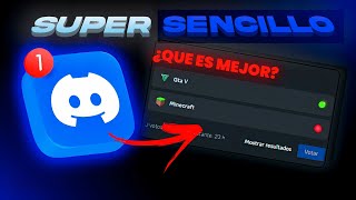 ¡Crea Encuestas en Discord en Solo 35 Segundos Tutorial Rápido y Fácil [upl. by Inol]