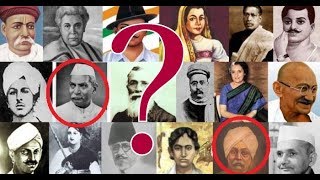 Identify 25 Freedom Fighters of INDIA from the image displayed  Quiz [upl. by Knut]