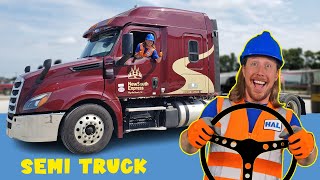 Semi Trucks for Kids  Learn about Semi Trucks for Toddlers [upl. by Erle]