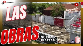 Obras Avanza la construcción del nuevo estadio [upl. by Neiluj]