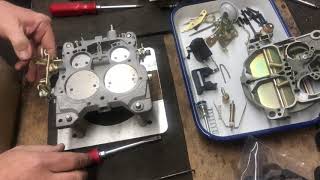 Quadrajet Power  Quadrajet Carburetor Disassembly amp Reassembly step by step process [upl. by Mazonson]