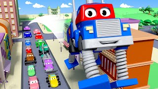 Carl le Super Truck  Le camion à ressorts  La Ville des Voitures 🚓 🚒 Dessin animé pour enfants [upl. by Nagear]