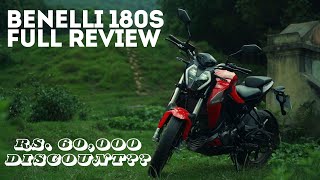 Benelli 180s Full ReviewBikePriceNepal [upl. by Aihsoj]