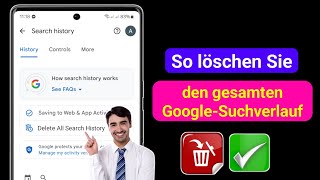 So löschen Sie den gesamten GoogleSuchverlauf mit einem Klick Neu 2025। Suchverlauf löschen [upl. by Eelatan]