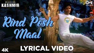 Rind Posh Maal Lyrical  Mission Kashmir  Shankar Mahadevan  Hrithik Roshan Preity Zinta [upl. by Aicinet]