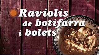 Raviolis de botifarra i bolets [upl. by Nivlem]