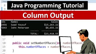 Column Output Java Console Application  Java printf  Java Tutorial NEW 2020 [upl. by Oiraved446]