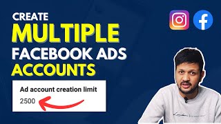 How To Create Multiple Facebook Ads Accounts From a Facebook Business Manager  English [upl. by Cichocki363]