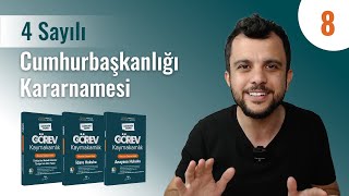 8 MEVZUATLAR  4 sayılı Cumhurbaşkanı Kararnamesi  BAKANLIKLARA BAĞLI KURUM VE KURULUŞLAR  PART 1 [upl. by Ahsetan]