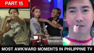 Part 15 Most Awkward Moments on Philippine TV [upl. by Ellezig]