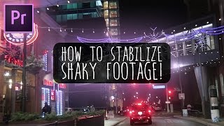 How to Fix Shaky Video in Premiere Pro with Warp Stabilizer Effect Tutorial [upl. by Adnuhsed78]