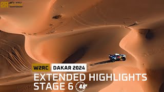 Extended Highlights  Stage 6 pt1  Dakar 2024  W2RC [upl. by Evetta210]