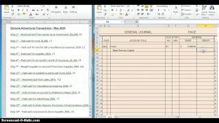 Recording Transactions into General Journal [upl. by Rothberg]