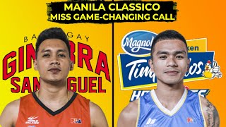 Ginebra vs Magnolia Referees MISS GameChanging Call [upl. by Kenlee301]