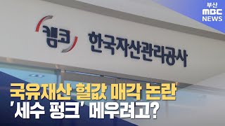 캠코 국유재산 대량 공매헐값 매각 논란 20241006일뉴스데스크부산MBC [upl. by Benedikt]