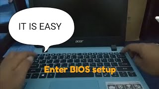 Easy Way to Enter BIOS setup on Acer Aspire 3 A31131C9S8 [upl. by Xeno]